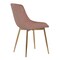 Armen Living Heidi Blush Velvet Dining Accent Chair with Gold Metal Legs LCHESIGLDPNK - alternate 7